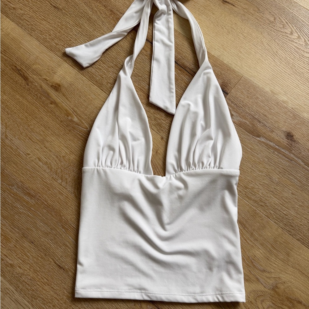 Garage Pixie Plunge Halter Top